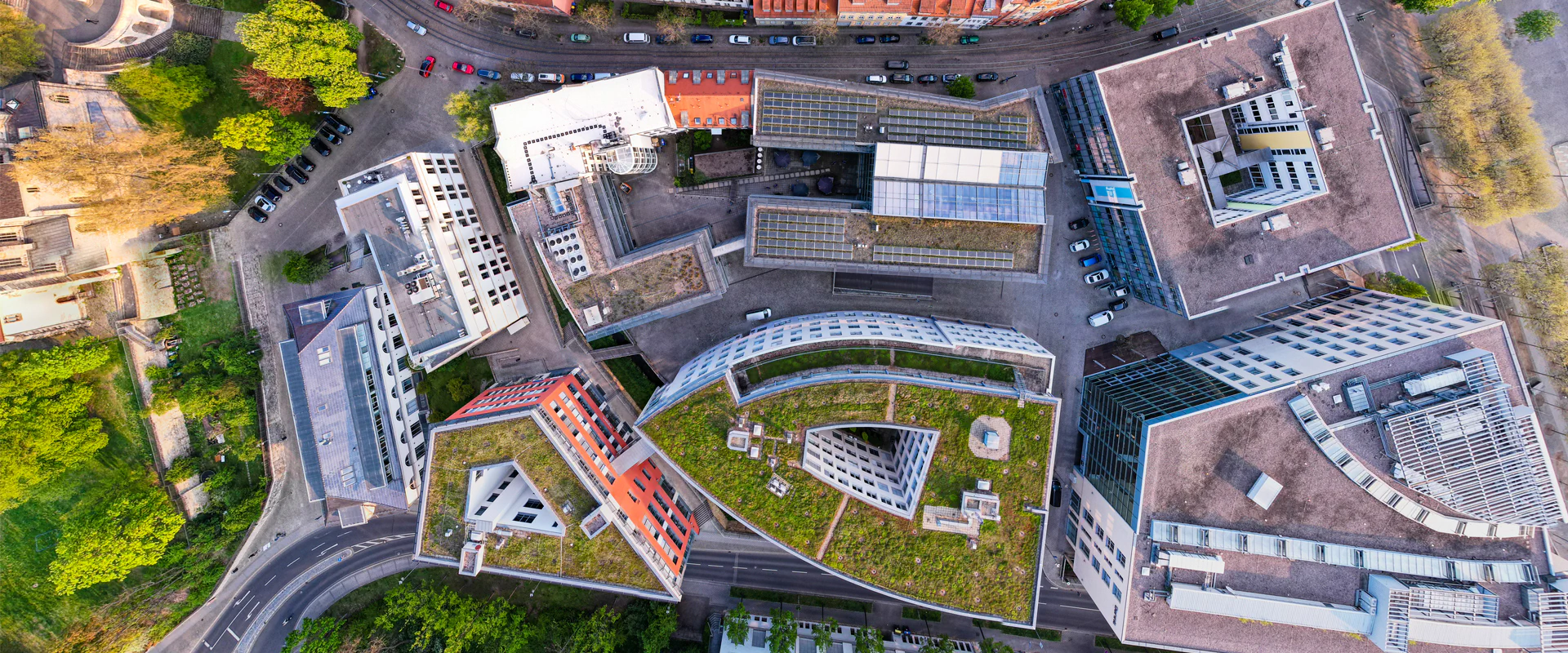 Bildbeschreibung / description: LEG-Gebäude Luftbild