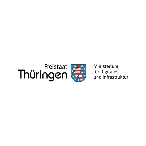Bildbeschreibung / description: Logo Thüringer Ministerium für Digitales und Infrastruktur